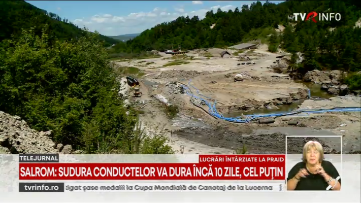 Lucrări întârziate la Praid, sudura conductelor va dura cel puțin încă 10 zile. Locuitorii din Târnăveni, fără apă potabilă de aproape o lună