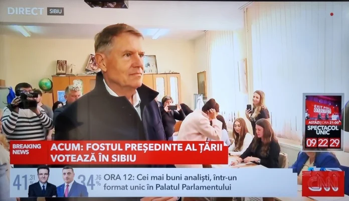 Klaus Iohannis la vot: Nu votăm doar pentru o persoană sau un partid, ci pentru direcția pe care o va lua România în anii în care urmează