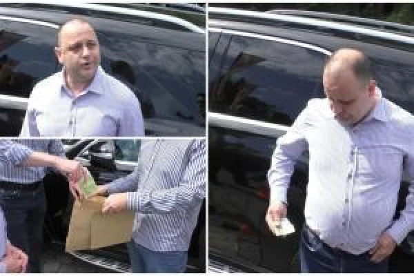 Inspector ANAF, prins în flagrant când lua 3.000 euro mită