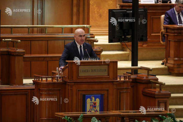 Parlament/ VIDEO A început ședința pentru învestirea Guvernului propus de Ilie Bolojan