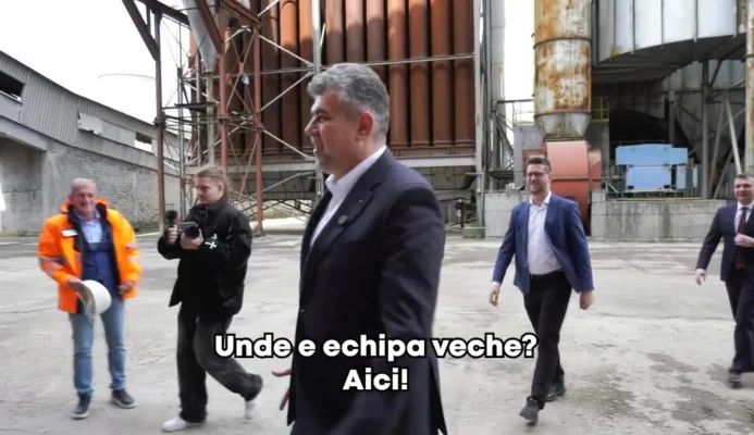 Marcel Ciolacu, în vizită la Oțelul Roșu: Anul trecut erau patru oameni, acum sunt peste 100 care REPORNESC combinatul