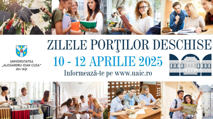 UAIC organizează „Zilele Porţilor Deschise” pentru elevii de liceu