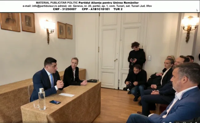 Ziariștii francezi l-au întrebat pe George Simion de Călin Georgescu/ „Trebuia să fie președintele României. E dreptul lui să aleagă ce funcție vrea”