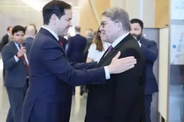 Emil Hurezeanu s-a întâlnit cu secretarul de stat al SUA, Marco Rubio, la Bruxelles: "Gata să lucrăm împreună"