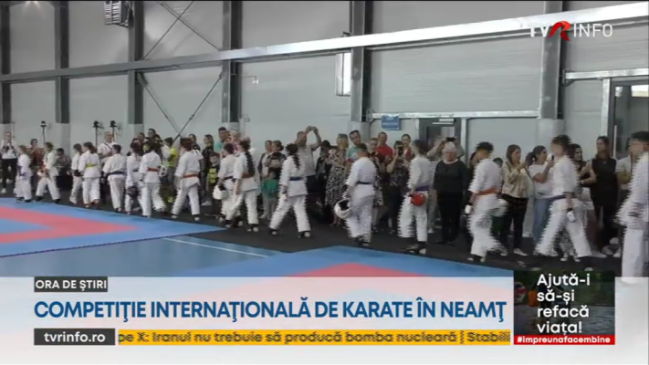 Competiție internațională de karate în Neamț
