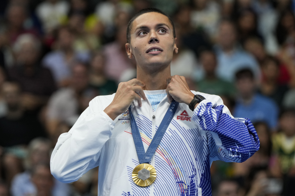 David Popovici, medaliat cu aur la 100 m liber, la Europenele Under-23