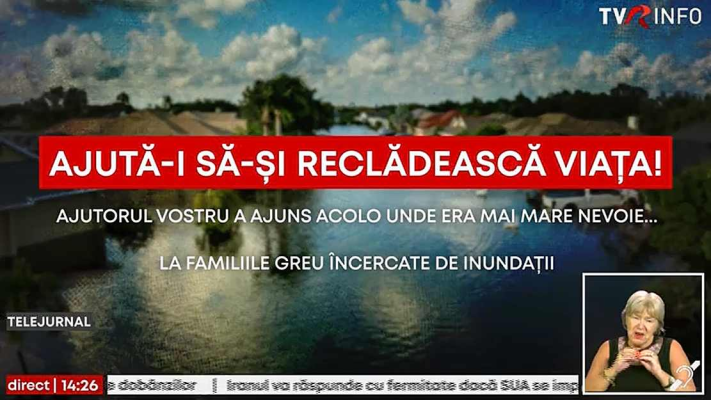 Donații importante în campania TVR ”Împreună Facem Bine”, în sprijinul sinistraților din Praid