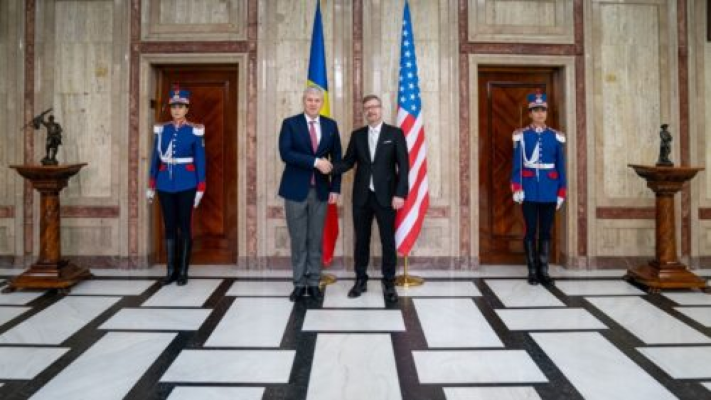 Cătălin Predoiu, întrevedere cu Michael Dickerson: "Consolidarea parteneriatului cu SUA în aceste sectoare, o prioritate strategică"
