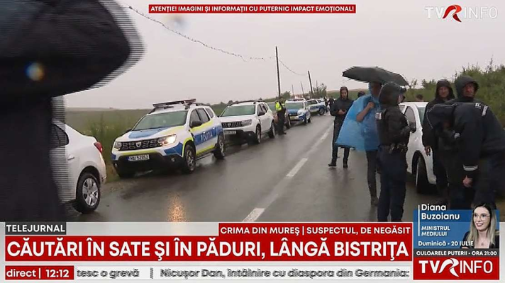 Criminalul din Mureș, căutat de 12 zile. Președintele critică poliția. Asociații de vânători, chemate în ajutor