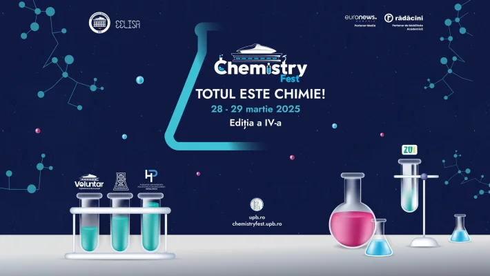 PoliChemistryFEST 2025 – Descoperă viitorul chimiei și bioingineriei la POLITEHNICA București