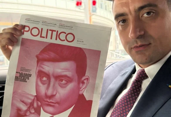 Politico: Imprevizibilul politician român George Simion pune la încercare nervii Bruxelles-ului / Ultranaționalistul de extremă dreapta are șanse mari să câștige