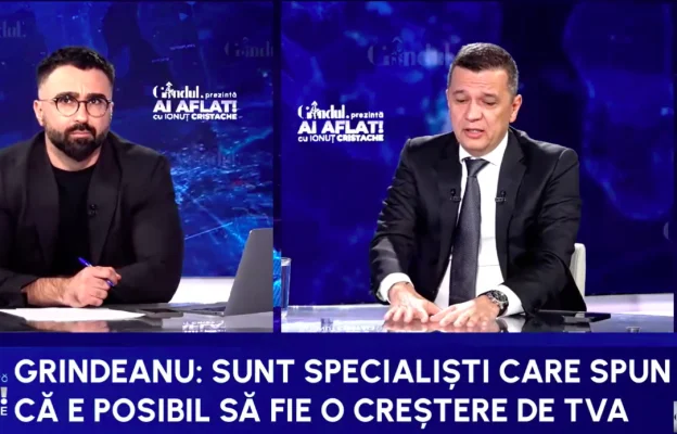Sorin Grindeanu, despre creșterea TVA: „Sunt unii specialiști, nu membri de partid, care spun că e posibil să nu poată fi evitată această creștere”
