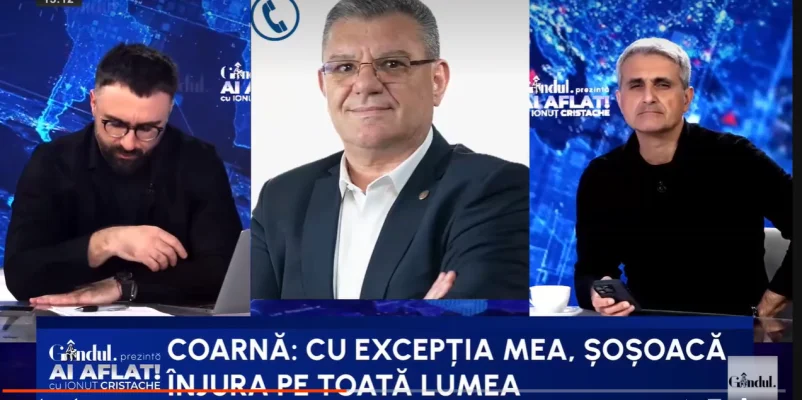 Deputatul Dumitru Coarnă: „Diana Șoșoacă se înțelege doar cu colegii care stau SUB MASĂ. Nu există un om lângă ea de calitate”
