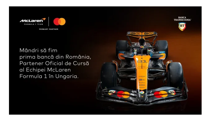 BT intră în cursa globală: Prima bancă din România alături de McLaren în Formula 1