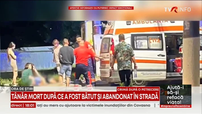 Petrecere de majorat încheiată cu o crimă, în județul Galați. Un tânăr a fost bătut măr, apoi lăsat în stradă