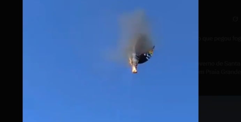 VIDEO Cel puțin 8 persoane au murit după ce un balon cu aer cald a luat foc în aer, în Santa Catarina / Este al doilea accident de acest fel din Brazilia, în ultima săptămână
