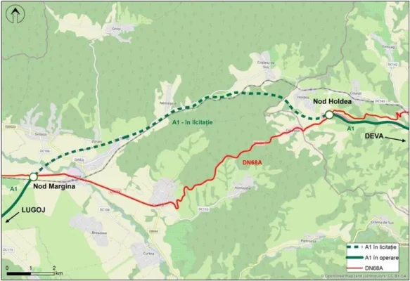 Grindeanu susține că nu se vor opri lucrările la autostradă, între Margina si Holdea / ”Suntem optimiști ca termenul de finalizare va fi respectat” / Ar trebui să fie gata în august 2026