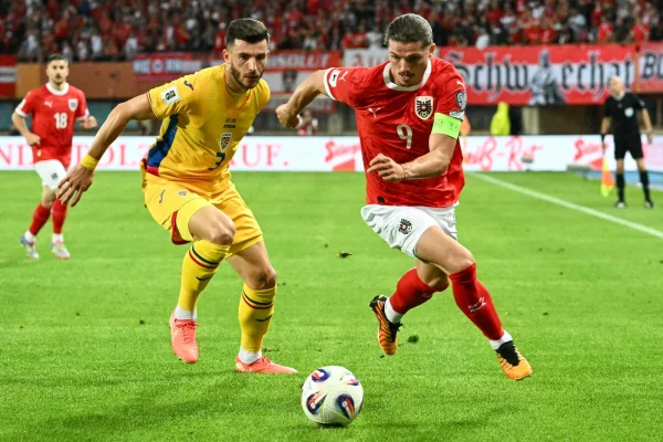 Austria – România 2-0, înfrângere pentru tricolori la Viena, în preliminariile Cupei Mondiale la fotbal