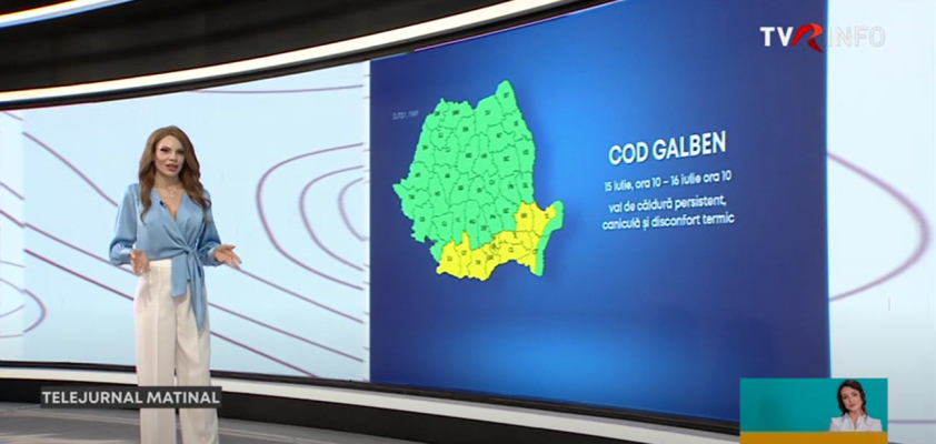 Val de căldură peste România: 37°C la umbră și disconfort termic sever. Furtuni în a doua parte a zilei