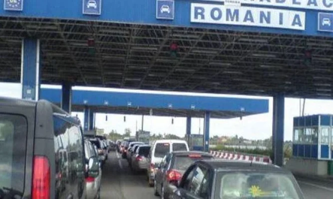 Aglomerație la frontierele României de Rusalii