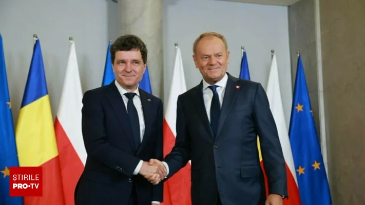 Preşedintele ales Nicuşor Dan s-a întâlnit cu premierul polonez Donald Tusk la Varşovia