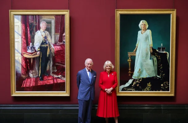 Noile PORTRETE de stat ale regelui Charles și reginei Camilla, dezvăluite la Galeria Națională din Londra