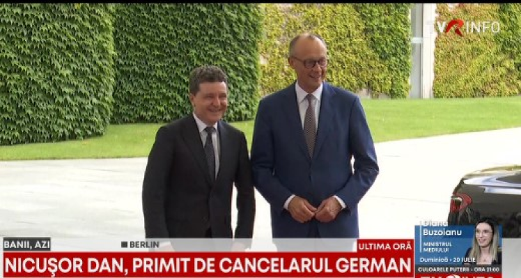 Președintele Nicușor Dan și cancelarul german, Friedrich Merz, susțin o conferință de presă la ora 17.00. Live, pe TVR Info