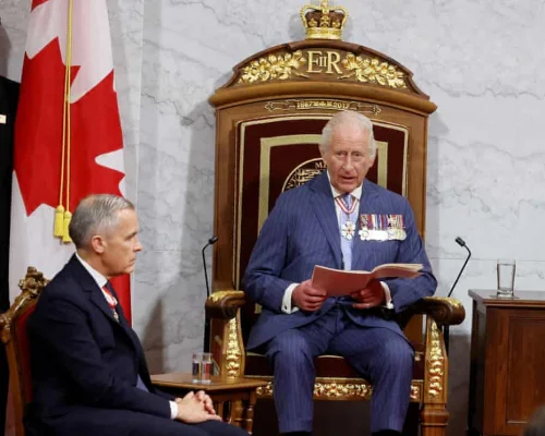 Regele Charles al III-lea își întărește sprijinul pentru Canada în fața amenințărilor de anexare ale lui Donald Trump