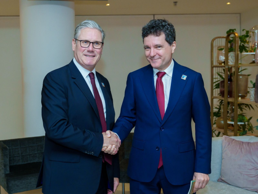 Nicușor Dan, bilaterală cu Keir Starmer, la Summitul NATO: „Vom continua cooperarea noastră solidă în domeniul securității și apărării”