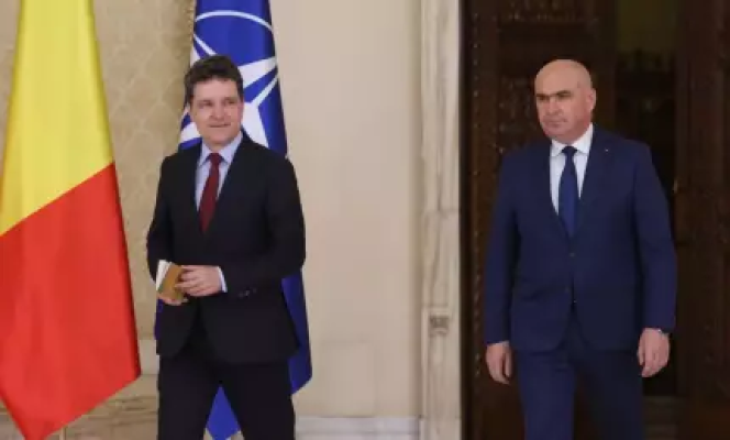 Ilie Bolojan, vizită oficială la Cotroceni. Cei trei noi judecători ai CCR depun jurământul de învestitură