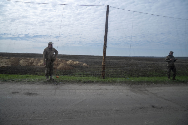 Ucraina prinde drone rusești cu plase de pescuit