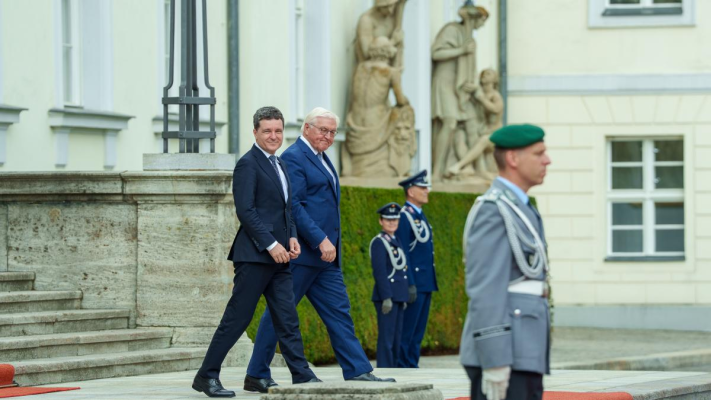 Președintele Nicușor Dan a fost primit de cancelarul Friedrich Merz. Discuții și cu președintele Germaniei Frank-Walter Steinmeier