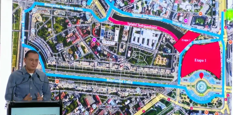Lucrările de refacere din temelii a Planşeului Unirii încep din 10 iunie