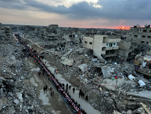 Este un „lagăr de concentrare!”. Ce crede Ehud Olmert despre planul pentru „orașul umanitar” din Gaza