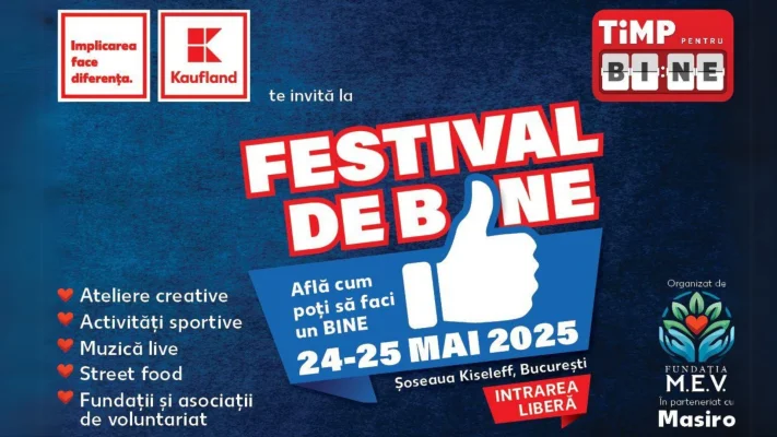 (P) Festivalul de Bine: un weekend pentru comunitate, inspirație și solidaritate