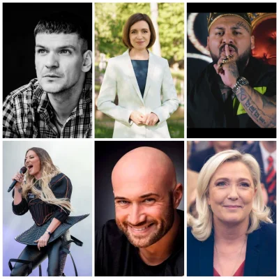 De la Dani Mocanu, la Marine Le Pen. Cine sunt susținătorii lui Nicușor Dan și George Simion