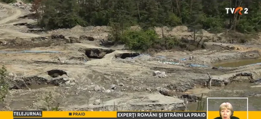 S-au extins surpările din zona minei vechi, de la Praid, dar nu pun în pericol activităţile desfăşurate