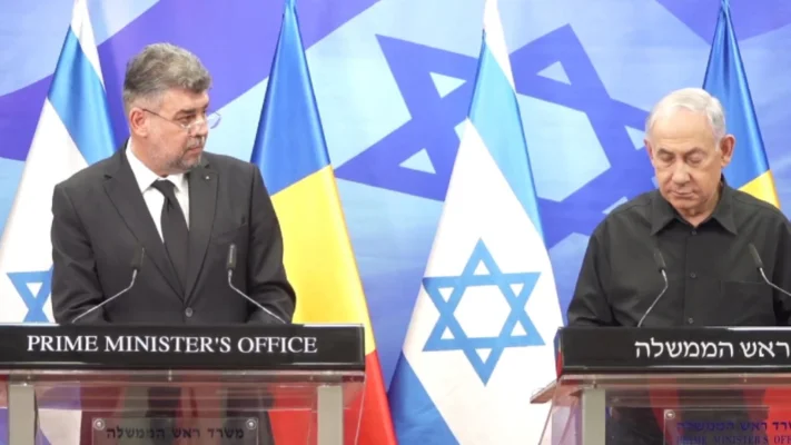 Ciolacu: România stă alături de poporul israelian