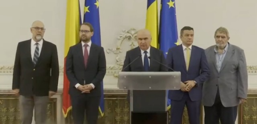 UPDATE - A fost semnat Acordul politic pentru coaliţia de guvernare, care cuprinde rotaţia ocupării funcţiei de prim-ministru: premier PNL, în perioada iunie 2025 - aprilie 2027, premier PSD, între aprilie 2027 - decembrie 2028 / Declaraţiile liderilor