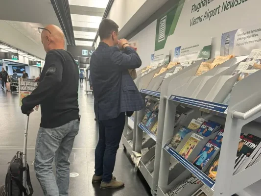 FOTO George Simion, vizită fulger la Viena, un fief al spionilor ruși, în noaptea alegerilor