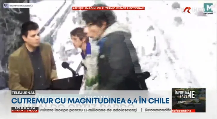 Seism cu magnitudinea 6,4 în nordul statului Chile: Mii de locuinţe fără curent electric