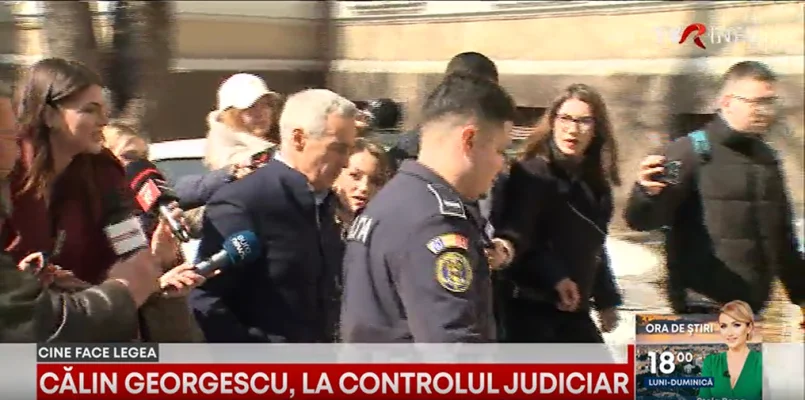 Călin Georgescu a ajuns la Parchetul General, pentru prelungirea controlului judiciar
