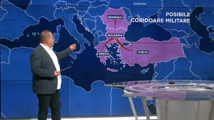 Cum arată traseele trupelor NATO către Ucraina. Există cinci coridoare, iar două trec prin România