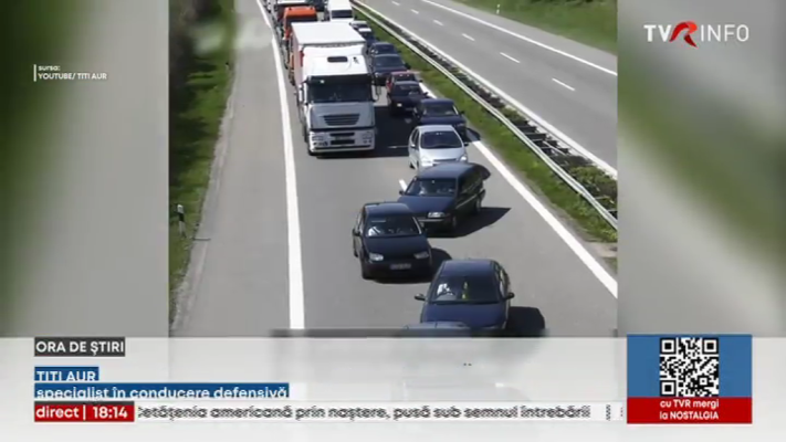 Prevedere nouă în trafic: Regula fermoarului. Amendă de 600 de lei pentru cine nu o respectă