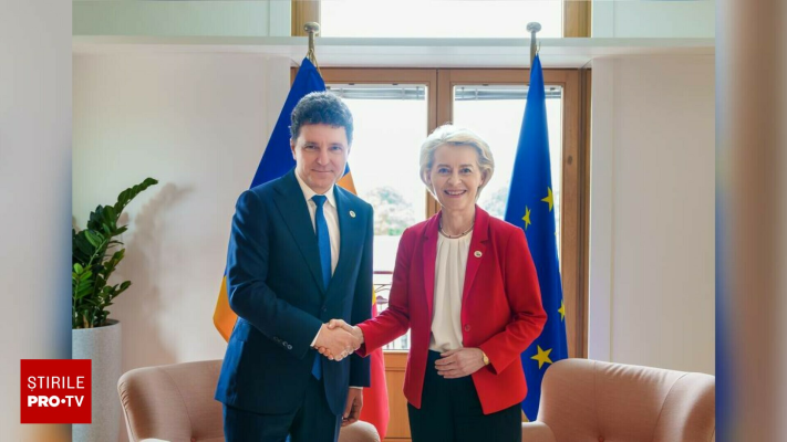 Președintele Nicușor Dan s-a întâlnit cu Șefa Comisiei Europene la Bruxelles. Ce au discutat oficialii