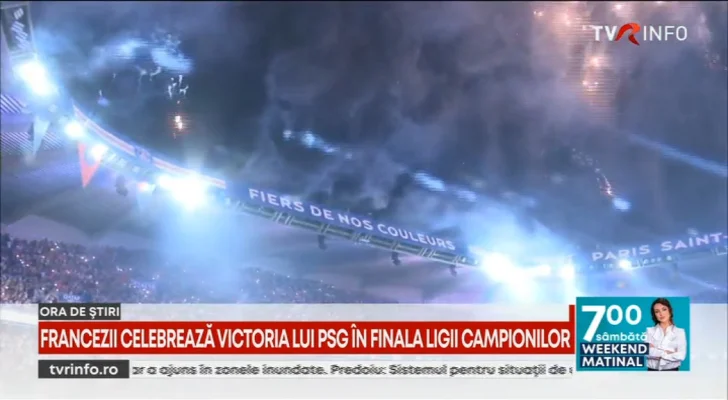 Bucuria victoriei lui Paris Saint-Germain a luminat Parisul