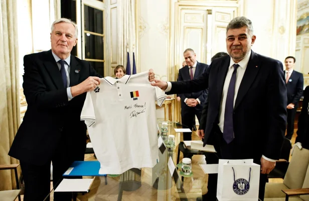 Întâlnire Marcel Ciolacu și Michel Barnier: Sprijin francez pentru aderarea la Schengen și OCDE