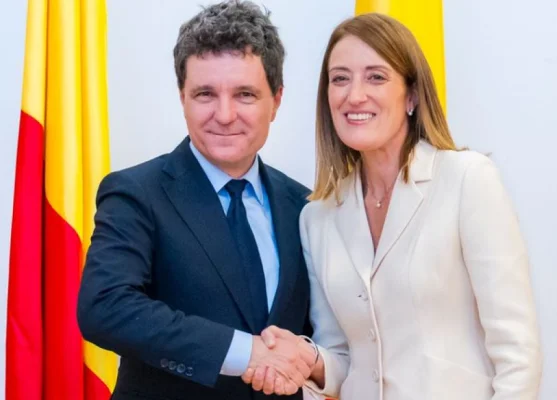 Șefa Parlamentului European, mesaj de SUSȚINERE pentru Nicușor Dan după o întâlnire informală la București: „Împreună pentru România”