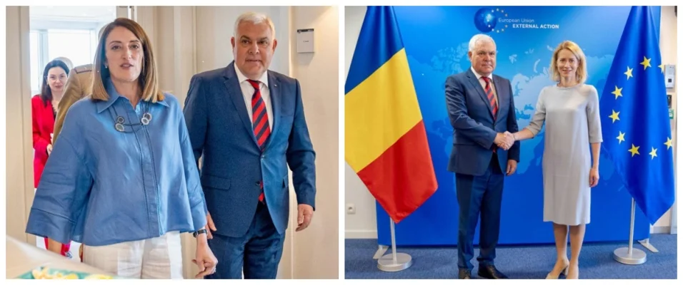 Ministrul Apărării Naționale, Angel Tîlvăr – întrevedere la Bruxelles cu Roberta Metsola, pe tema securității UE și zona Mării Negre
