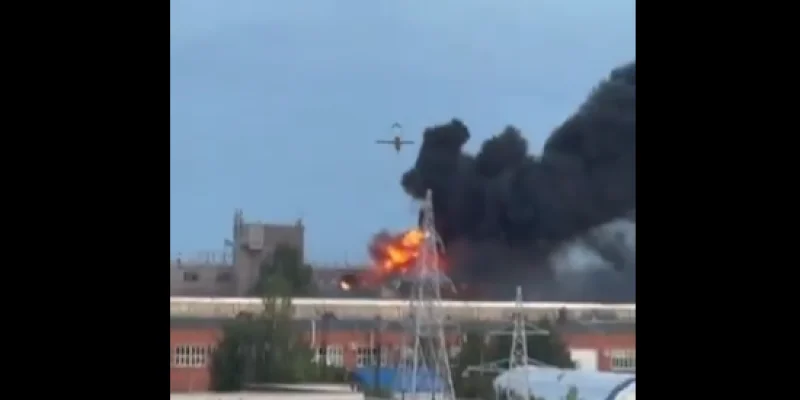 Uzina electronică rusă VNIIR, din Ciuvaşia, lovită de drone ucrainene. Activitatea a fost oprită temporar